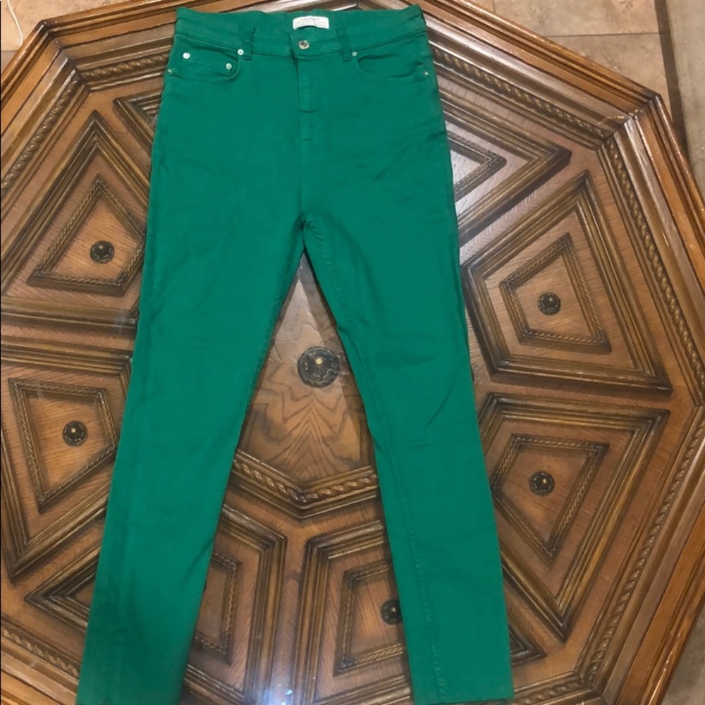 Green Zara Jeans
